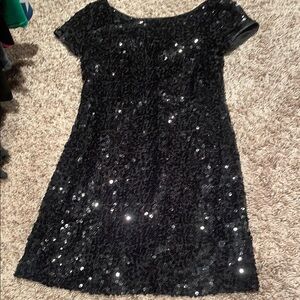 SL Fashions Elegant Black Dress